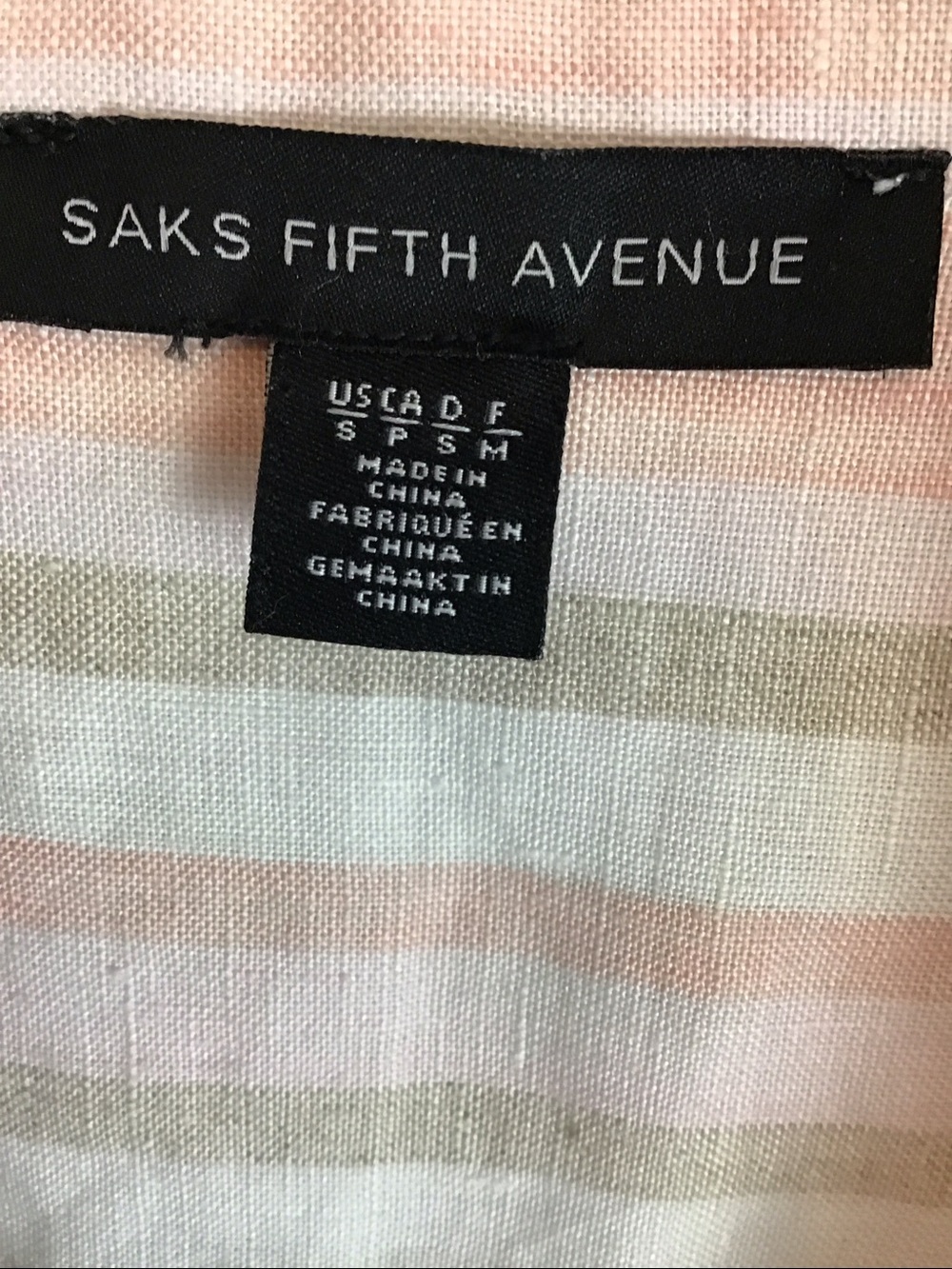 Saks Fifth Avenue Linen Shirt Dress - Picture 2 of 9